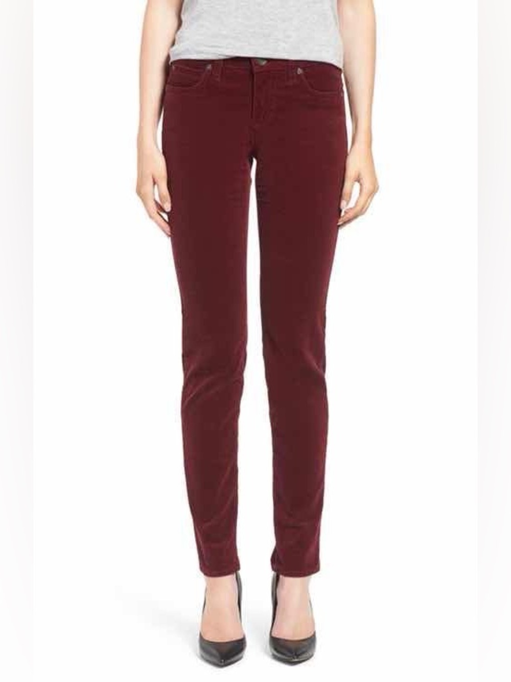Kut from the Kloth Skinny Cordurory Jeans Plum